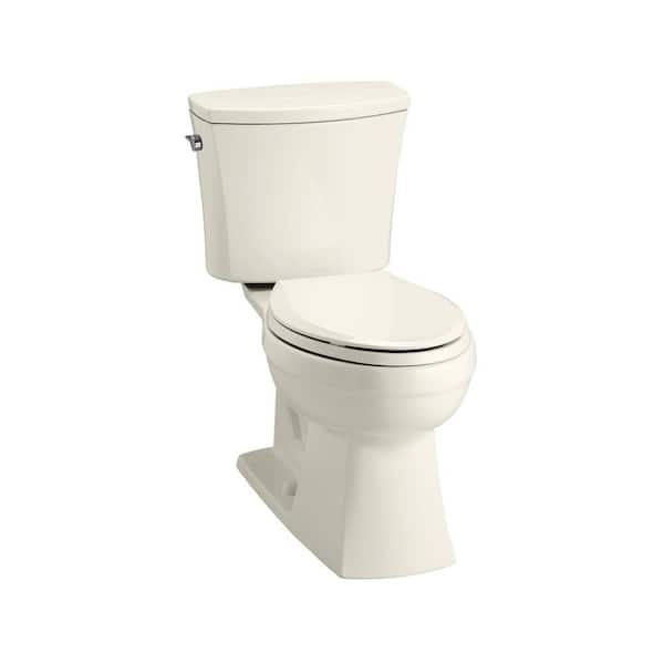 KOHLER Highline White Elongated Tall Height 2-piece WaterSense Toilet 12-in  Rough-In 1.28-GPF