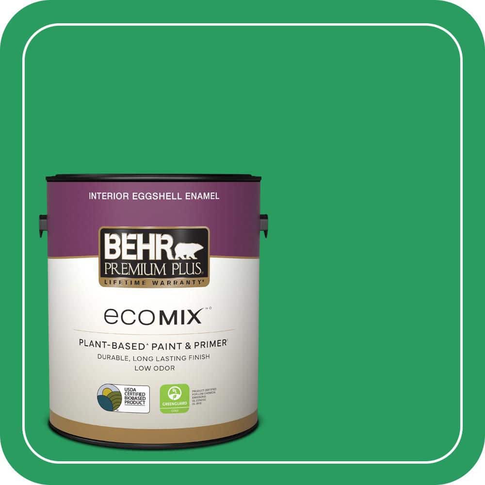 1 gal. #S-G-450 Herbal Tea Eggshell Enamel EcoMix Plant-Based Interior Paint & Primer price history on PriceWatchPro