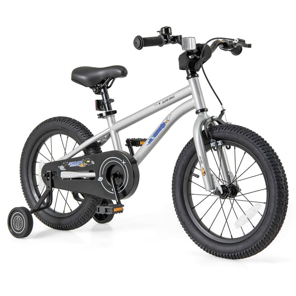 Costway 16 in. Kid's Bike for 4-Years to 7-Years Old with