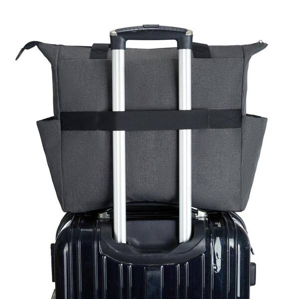 Travelon Transit Slate Oversized Tote Bag 43680-550 - The Home Depot Travelon Transit Slate Oversized Tote Bag 43680-550 - The Home Depot