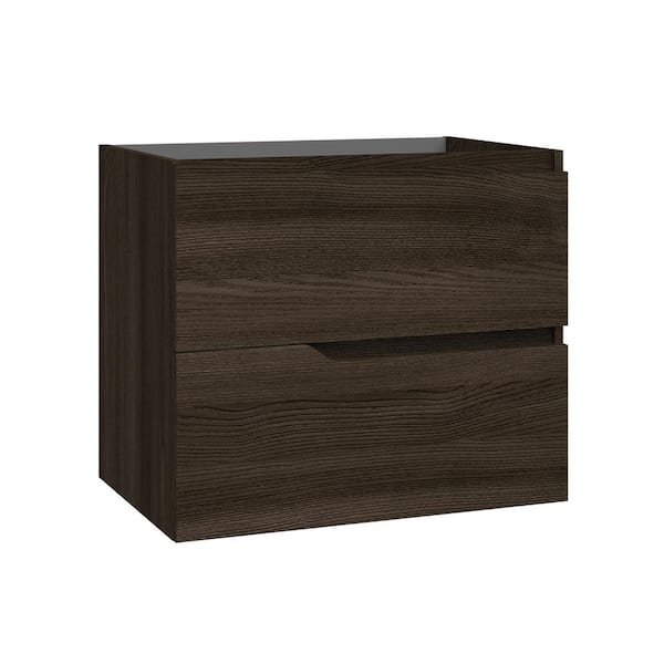 Menta 27.1 in. Bath Vanity Cabinet without Top in Wenge Assembled