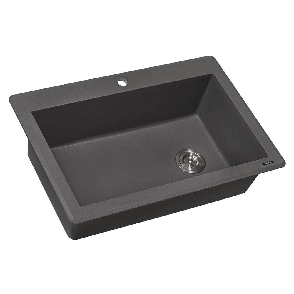 Catalina Blue Granite Composite Single Bowl Kitchen Sink