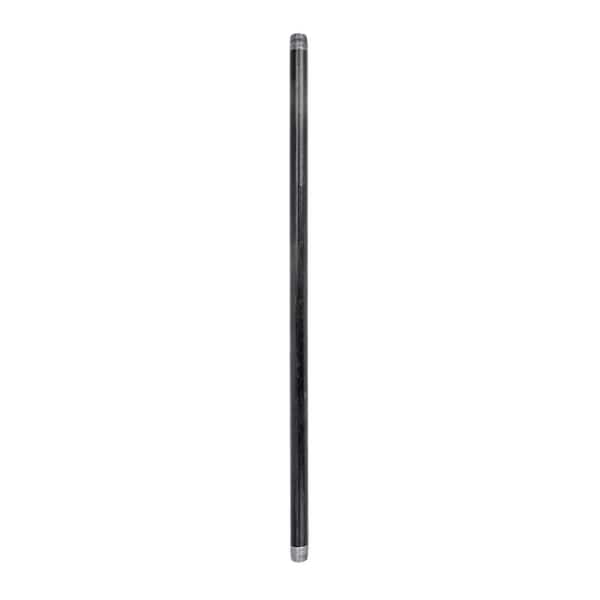 1/2 in. x 1.5 ft. Black Steel Schedule 40 Cut Pipe