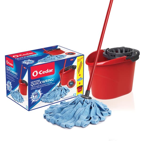 OCEDAR 6555 Quick-Way Mop Kit, Quick Change Stick & Head - Win Depot