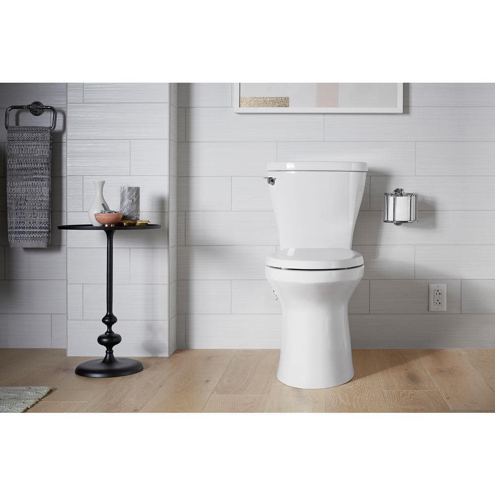 White High Efficiency Two-Piece Elongated Toilet