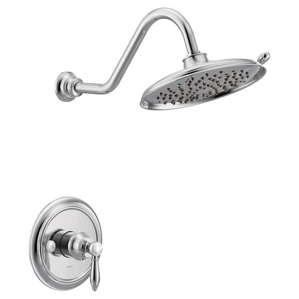 MOEN Weymouth M-CORE 3-Series 1-Handle Shower Trim Kit in Chrome (Valve Sold Separately)