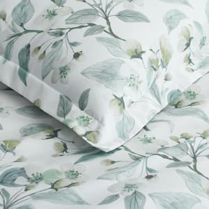 Legends Hotel Floral Muse Wrinkle-Free Floral Sateen Standard Pillowcase