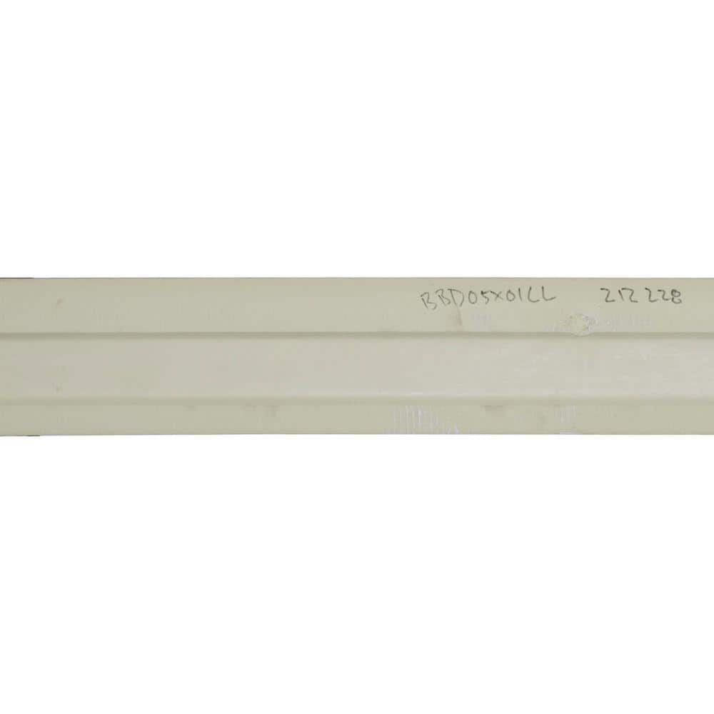 5"H Gray Polyurethane Classic Baseboard Moulding