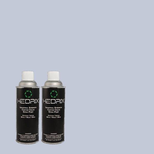 Hedrix 11 oz. Match of 8495 Purple Haze Semi-Gloss Custom Spray Paint (2-Pack)