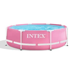 8 ft. x 30 in. Round 30 in. Metal Frame Pool