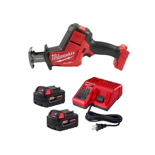 M18 FUEL 18V Lithium-Ion Brushless Cordless HACKZALL Reciprocating Saw w/(2) 5.0 Ah Batteries & Charger