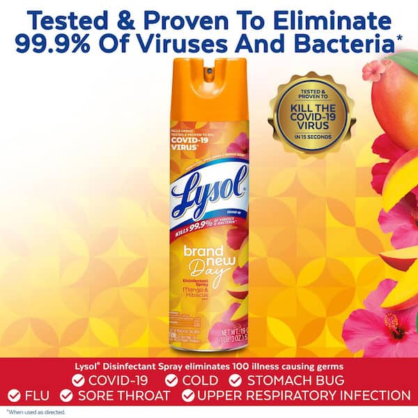 Brand New Day 19 oz. Mango and Hibiscus All-Purpose Cleaner Disinfectant Spray