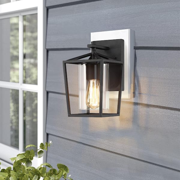 Wall Lantern LED 1 Light Outdoor Weatherproof 9 Wt Module Dimmable Frosted Glass 