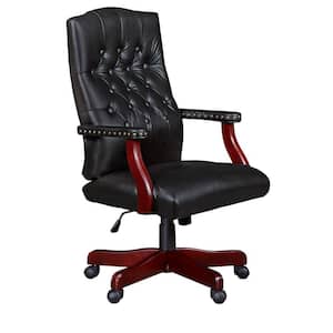 Black 3-Tier Swivel Chair