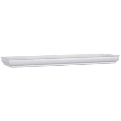 24 in. L x 8 in. W Profile White Shelf