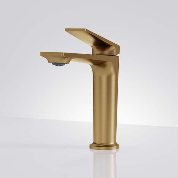 EVERSTEIN 7.25 in. Height Waterfall 1-Handle Faucet Splash-Proof