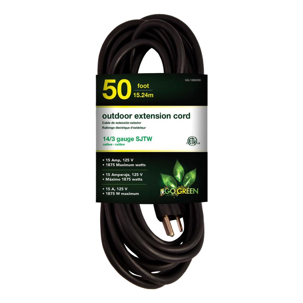 50' 14 AWG Gauge Wire Black Copper Water Resistant - Affordable RVing