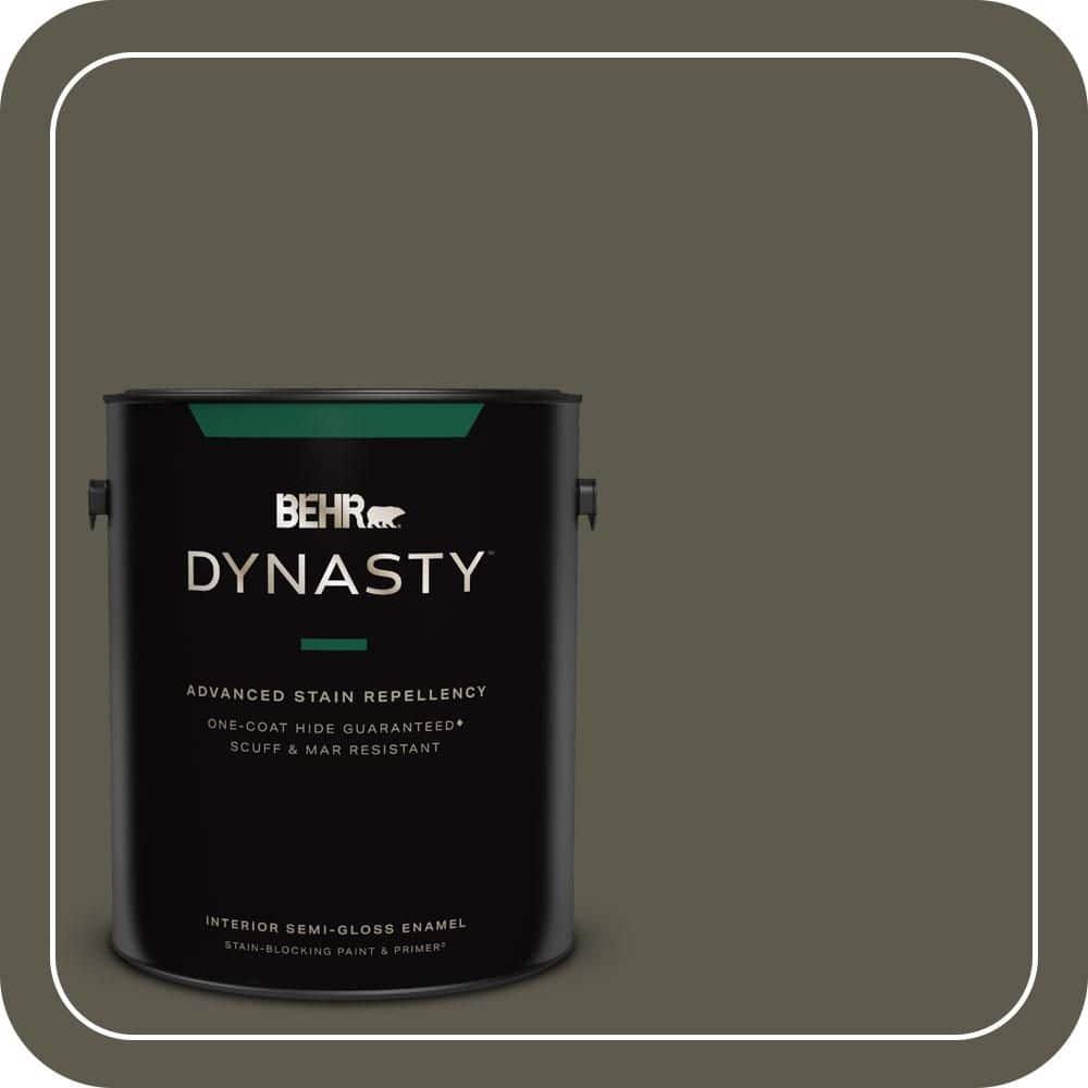 1 gal. #780D-7 Wild Rice Semi-Gloss Enamel Interior Stain-Blocking Paint & Primer price history on PriceWatchPro