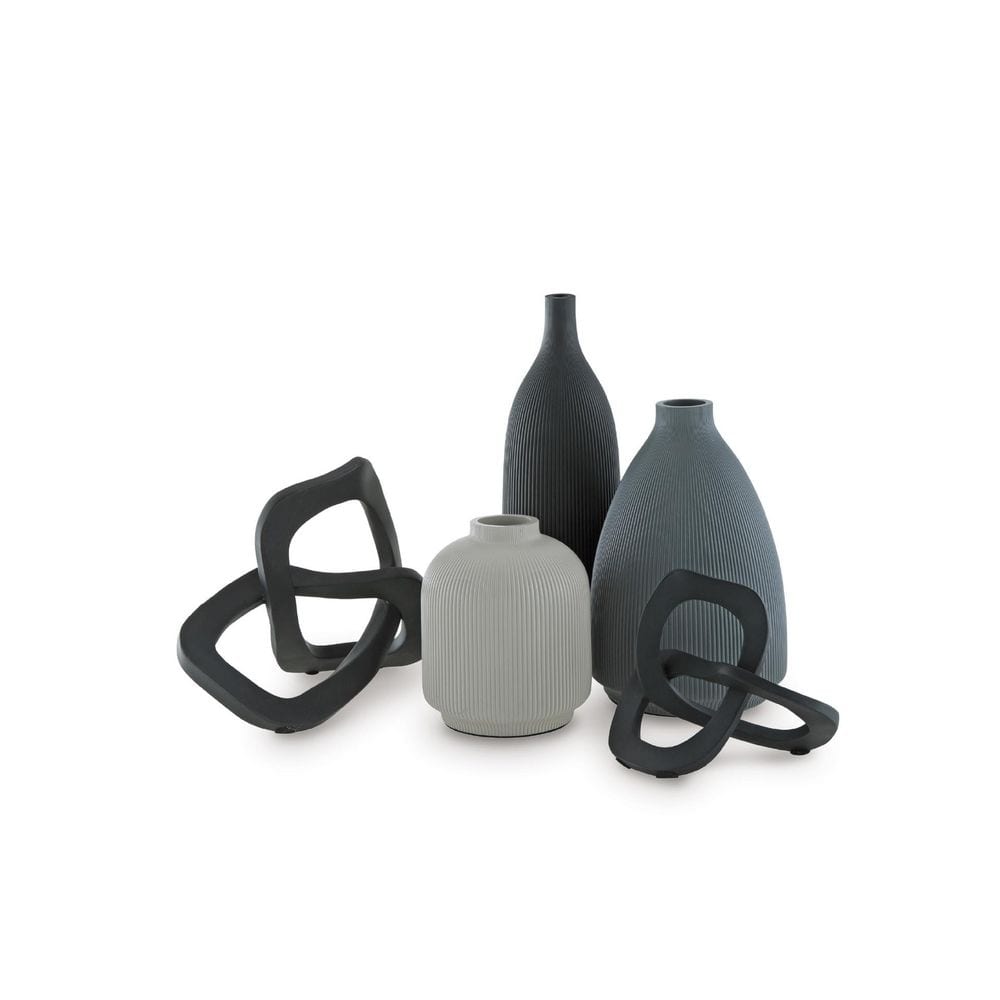 Leithick 12.5 in. Black Resin Bud Decorative Vase price history on PriceWatchPro