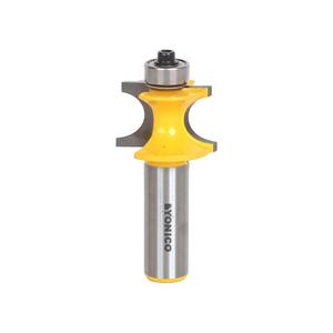 Yonico 13118 1-Inch Bead Bullnose Router Bit 1/2-Inch Shank 