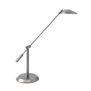 SIRINO 26 in. Satin Nickel Dimmable Task and Reading Lamp