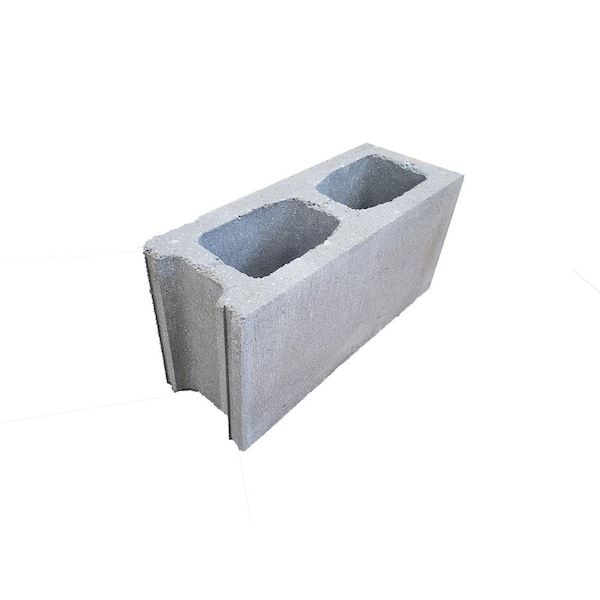 29 lb. Cinder Block Pier with Z-Max Strap 098063 - The Home Depot