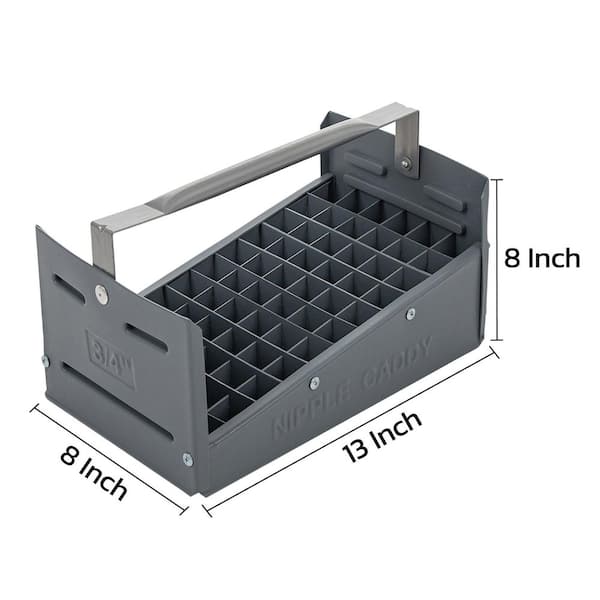 Anvil 6 in. 6-Compartment Storage Bin Small Parts Organizer THD2015-03 -  The Home Depot