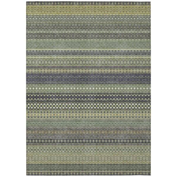 Chantille ACN527 Sage 2 ft. 6 in. x 3 ft. 10 in. Machine Washable Indoor/Outdoor Geometric Area Rug