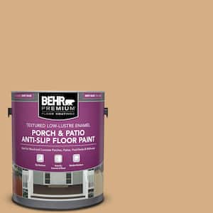 1 gal. #S270-4 Praline Textured Low-Lustre Enamel Interior/Exterior Porch and Patio Anti-Slip Floor Paint