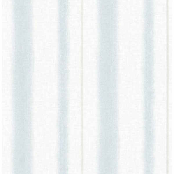 A-Street Prints Alena Sky Blue Soft Stripe Matte Paper Non-Pasted Wallpaper