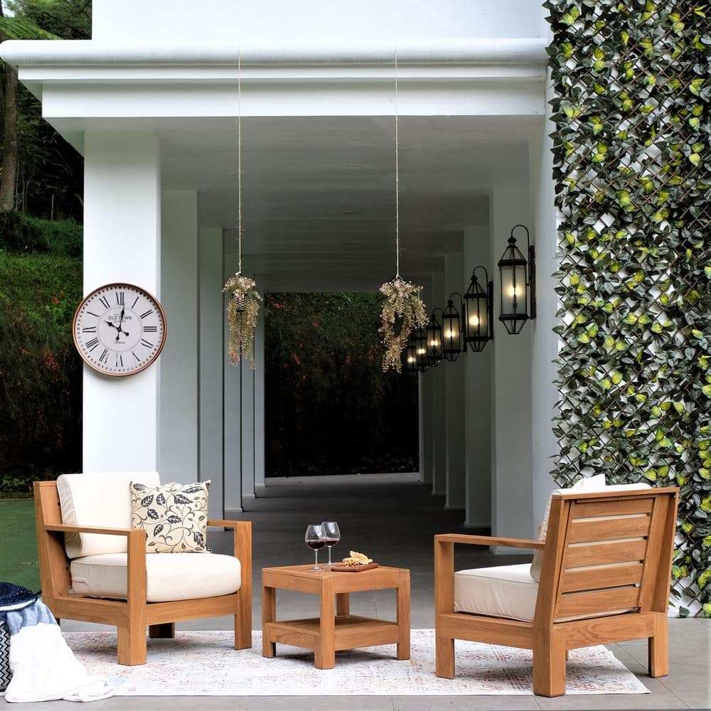 Cambridge Casual Largo 3-Piece Premium Indonesian Teak Wood Patio