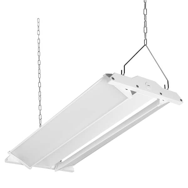 Maxxima 2 ft. x 1 ft. LED Linear High Bay Shop Light 5000K Daylight 13,500 Lumens 110 W Rotating Adjustable Light Panels 135°