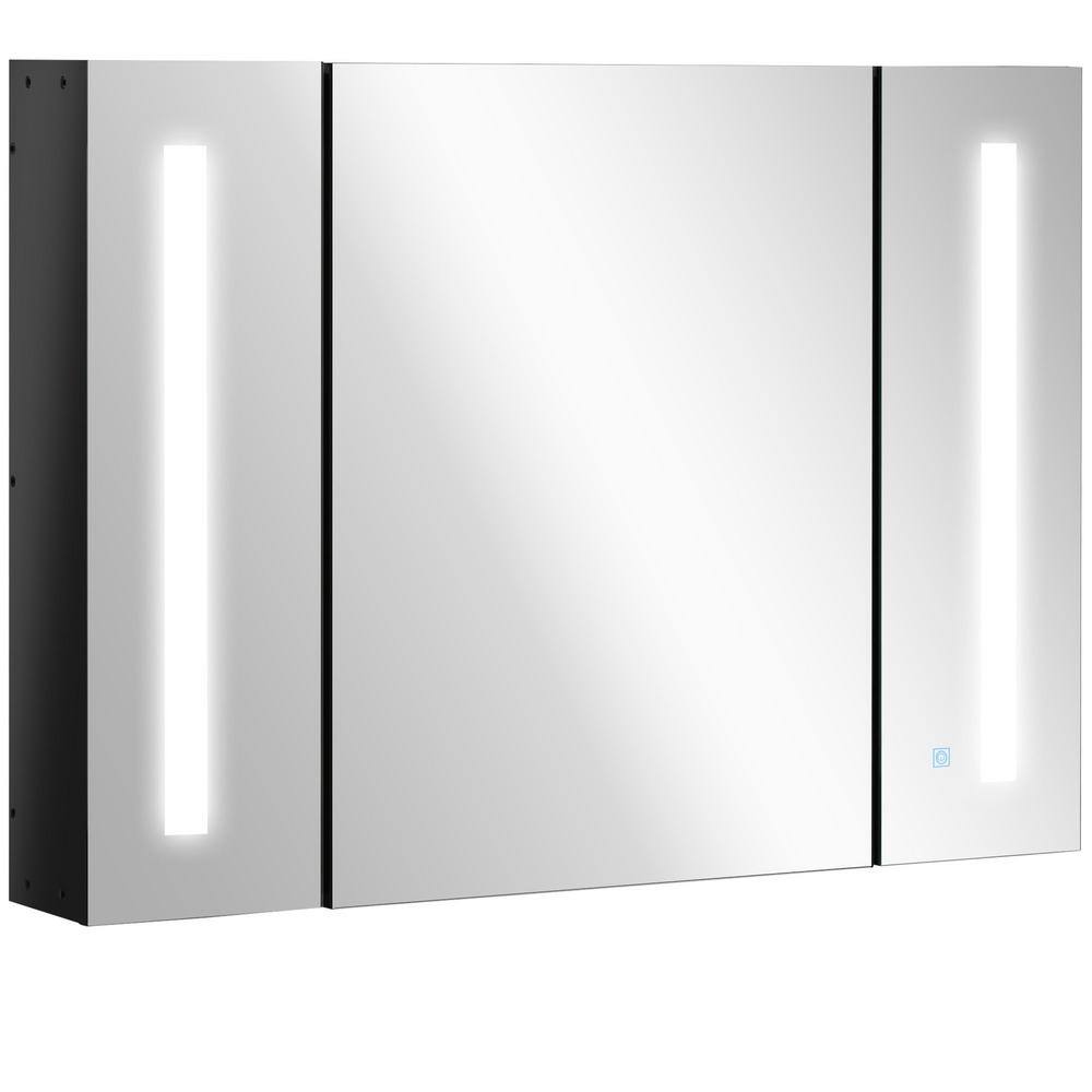 kleankin 35.5 in. W x 25.5 in. H Rectangular LED Lighted Medicine