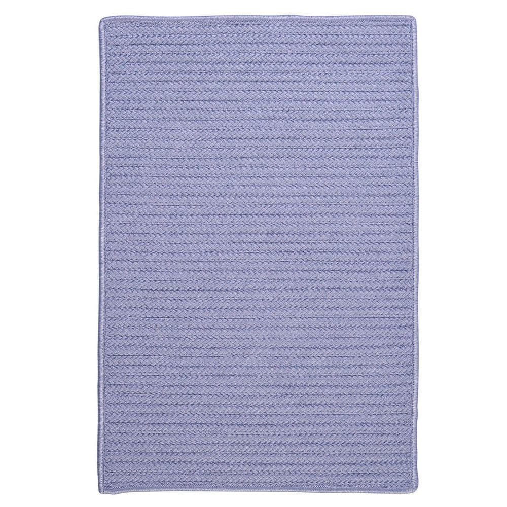 Simply Home Amethyst 6 ft. x 9 ft. Solid Indoor/Outdoor Area Rug