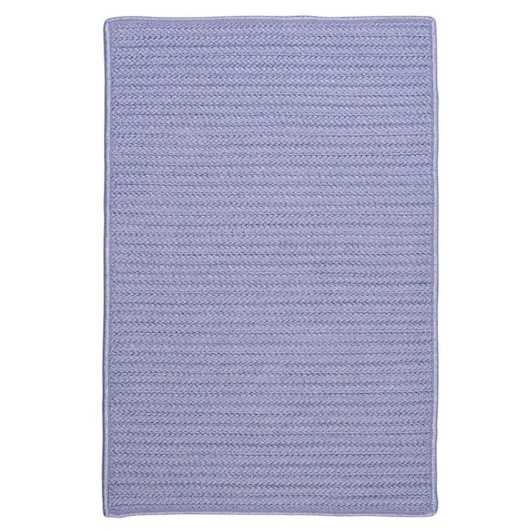 Simply Home Amethyst 6 ft. x 9 ft. Solid Indoor/Outdoor Area Rug
