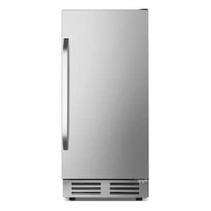 15 in. 130 Cans 3.53 cu. ft. Built-in/Freestanding Outdoor Refrigerator in Stainless Steel with Interior Light