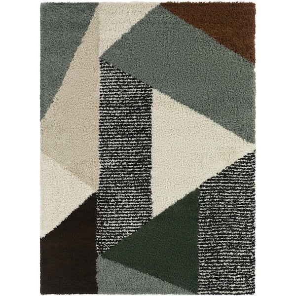 Merril Blue/Green 8 ft. x 10 ft. Area Rug