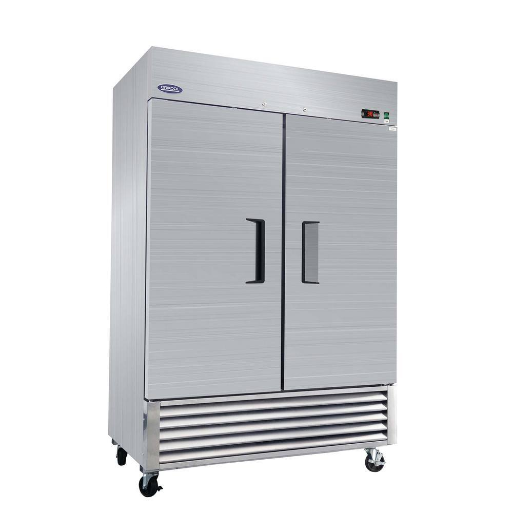 Phivve 49 cu. ft. Commercial Refrigerator in Stainless Stee with 2