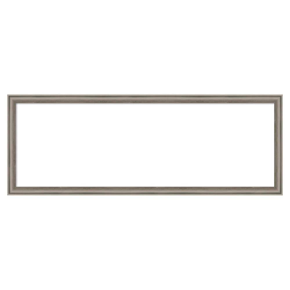 Salon Scoop Pewter 38 in. x 14 in. Wood Framed Dry Erase Magnetic Memo Board price history on PriceWatchPro