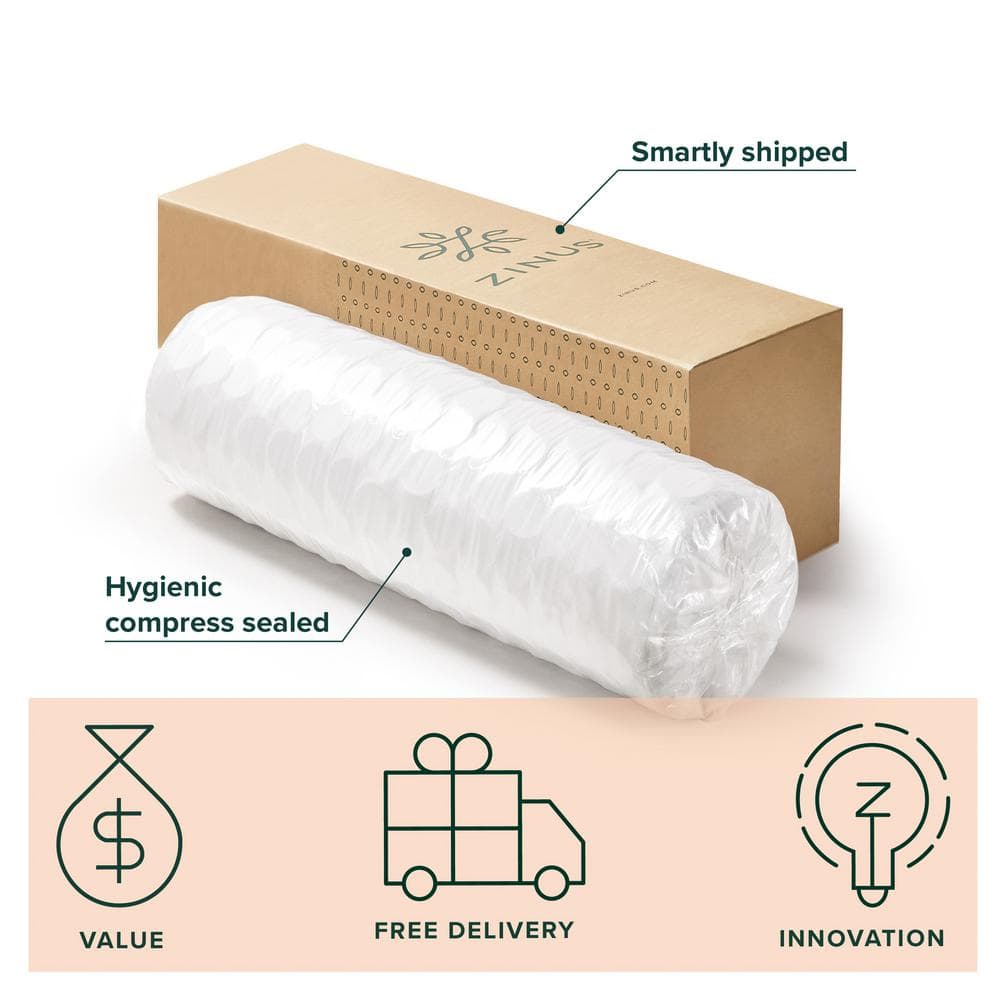 8'' Full Eurotop Innerspring Mattress with Two-Toned Cover