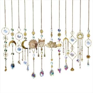 Gele Feng Shui grote kristallen bol Prism hanger Suncatcher 40 mm voor het aantrekken van positieve energie, Project kristallen bol voor bijlage onderdelen - Nederland