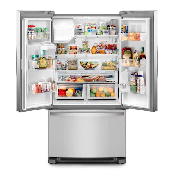 Whirlpool French Door Fridge (WRFF3436RZ) - Fingerprint Resistant Stainless Steel Whirlpool French Door Fridge (WRFF3436RZ) - Fingerprint Resistant Stainless Steel