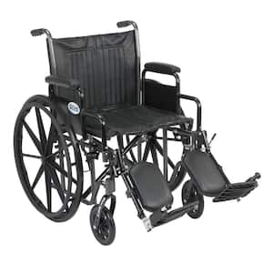 Silver Sport 2 Wheelchair, Desk Arms, Elevating Legrests and 20 in. Seat