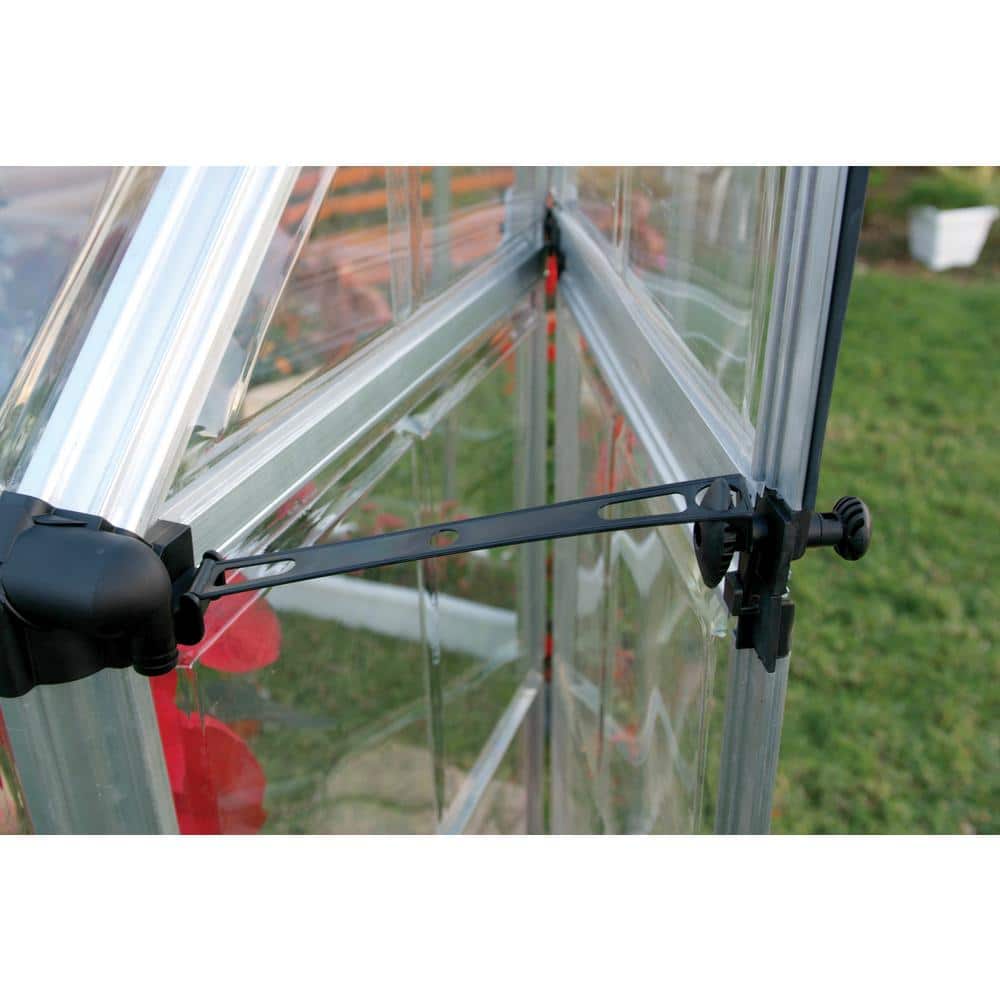 Snap & Grow 8' x 12' Silver Polycarbonate Aluminum Greenhouse