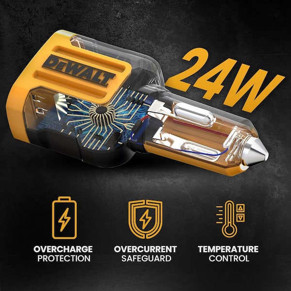 dewalt cigarette charger 16A Portable Electric Vehicle Level 1-2 EV Charger, 120-240V, Outdoor NEMA 6-20 with 5-15 Adapter, 25 ft. Cable at Tractor Supply Co this EV Charger comes with the durability and safety youd expect from DEWALT DeWalt 2-Port Mobile USB Charger