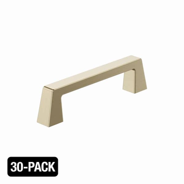 30-Pack Halston 3-3/4 in. (96mm) Center-to-Center Classic Brushed Gold Arch Cabinet Drawer Pulls