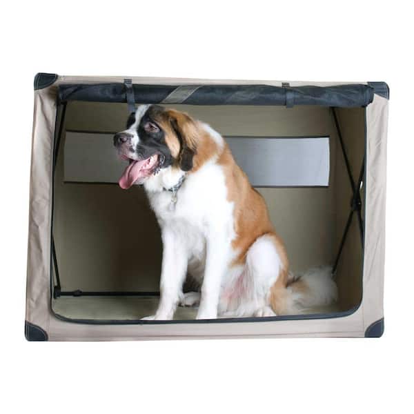 ABO Gear 26 in. x 17 in. x 21 in. Medium Dog Digs Patented Fully Collapsible Travel Crate