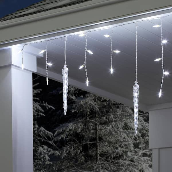 gemmy led shooting star icicle lights