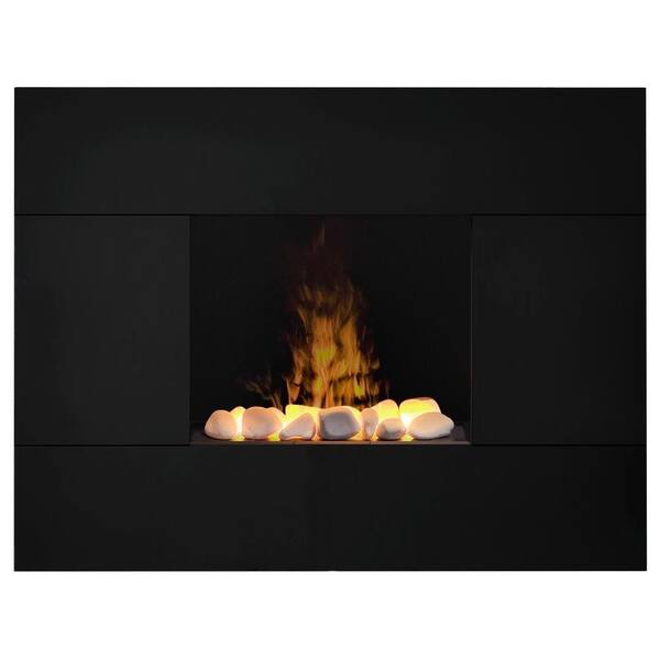 Dimplex Tate 35 in. Wall-Mount Electric Fireplace in Black