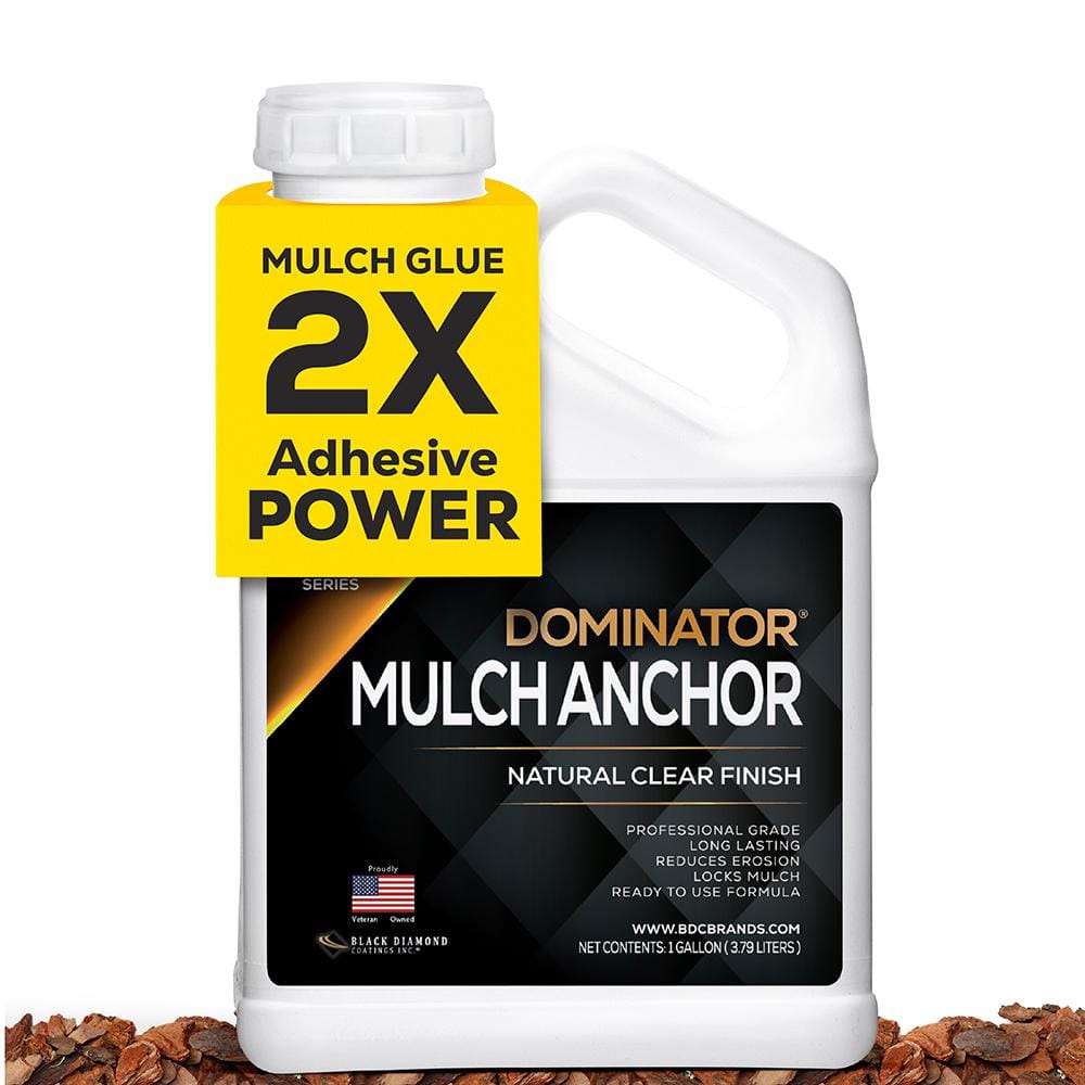 DOMINATOR Mulch Anchor - Mulch Glue and Pea Gravel Stabilizer, Ready to  Use, Lasts up to 2 Years, Fast-Dry, Non-Toxic (5 gal.) LMA05G - The Home  Depot